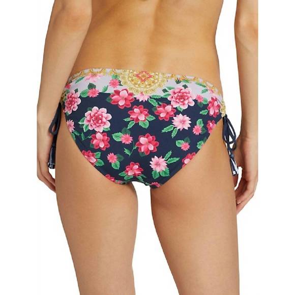 NEW JOHNNY WAS raina tassel bikini bottom in multi - Picture 2 of 2